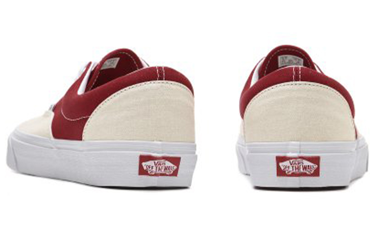Lookbook Vans Era Transpirables Antideslizantes Skate Bajos Rojos Blancos Casual. VN0A54F14FX