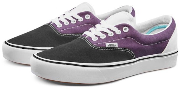 Vans Era ComfyCush 低幫 板鞋 男女同款 黑紫 Order Vans Era ComfyCush 低幫 板鞋 男女同款 黑紫