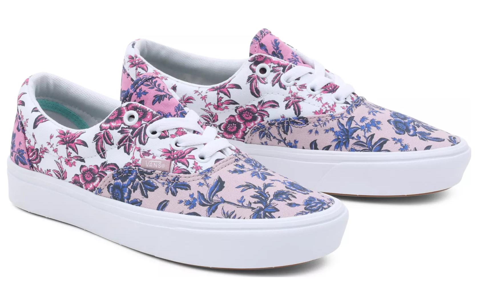 Lookbook Vans Era Comfycush 'Flower Market Pink Biru Putih' VN0A5DYBMUL