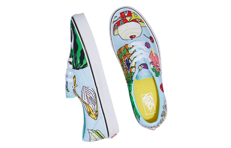 Lookbook Vansエラ フルーツプリント ブルー (Vans Era Furūtsu Purinto Burū) VN0A5EFN5L6