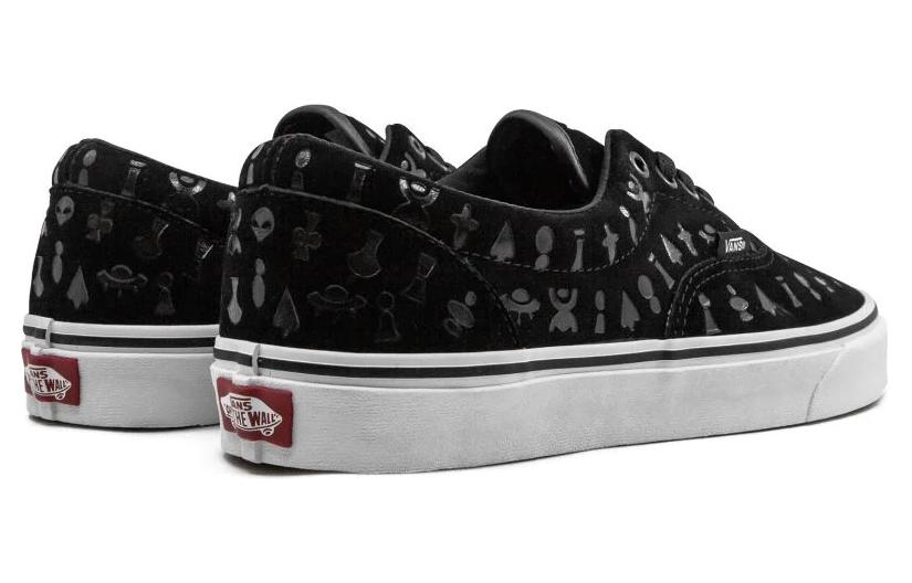Shop Vans Era Estampado Divertido Negro Blanco VN0A4BV4TGK