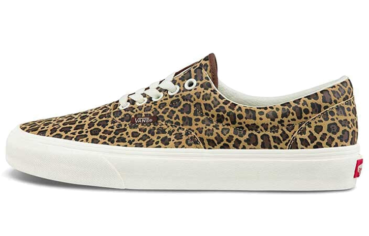 Vans Era Low Top Retro Skate Shoes Unisex Brown Leopard Print VN0A5EFN5DQ