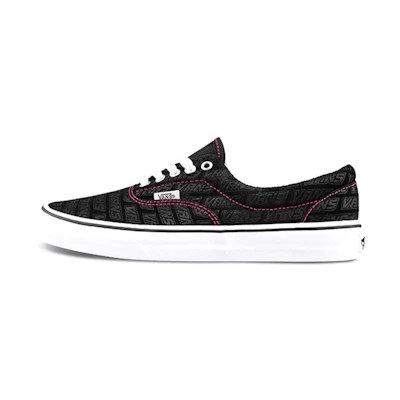 Vans Era Low Tops Casual Skateboarding Shoes Unisex Black Alphabet