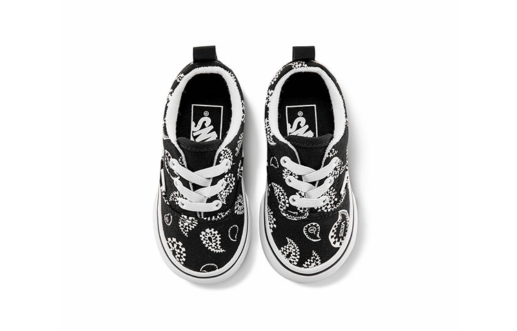Lookbook Vans Era 低帮滑板鞋 黑腰果花“黑白色” VN0A4P39BLK