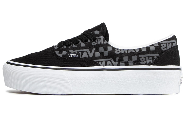 Vans Era Platform 'Reflective Logo - Black' VN0A3WLU91C