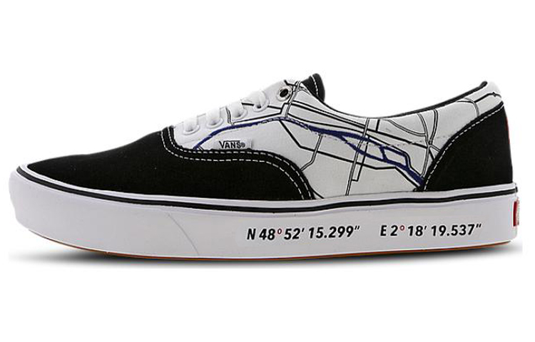 Buy Vans Era 輕便低筒滑板鞋 黑白印畫