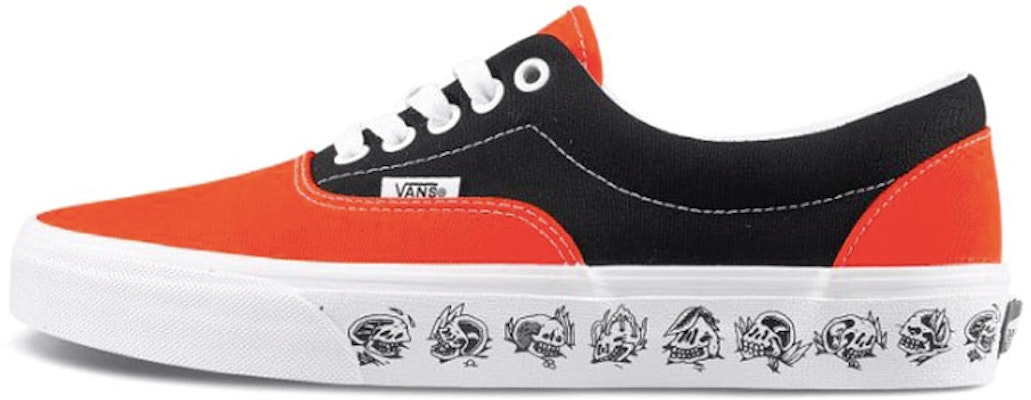 Vans Era Kasut Kanvas Retro Tulang Hitam Jingga 'Black Orange' VN0A38FRT5M Buy Vans Era Kasut Kanvas Retro Tulang Hitam Jingga 'Black Orange' VN0A38FRT5M