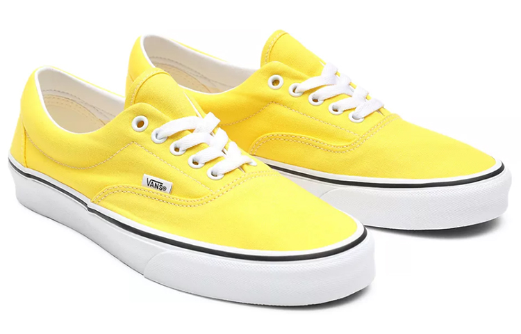 Lookbook Sepatu Vans Era Kuning/Putih Sneakers VN0A54F1CA1