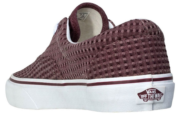Lookbook Vans Era Sneakers Tief-Wein ''Weinrot Weiß'' VN0003Z5JRW