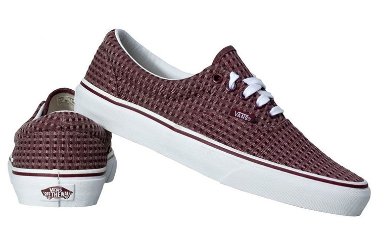 Shop Vans Era Sneakers Tief-Wein ''Weinrot Weiß'' VN0003Z5JRW