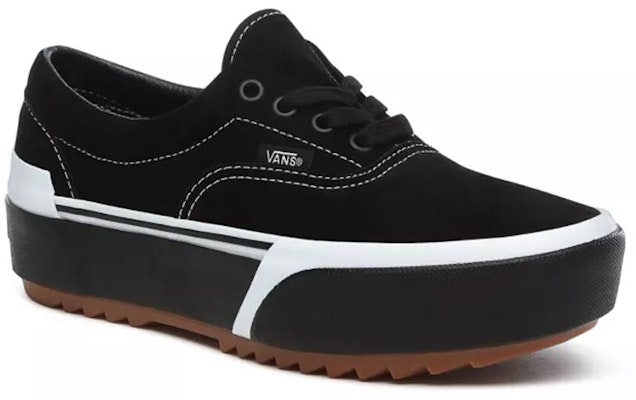 Vans Era Stacked 'Black Suede' VN0A4BTOLF9 Lookbook Vans Era Stacked 'Black Suede' VN0A4BTOLF9