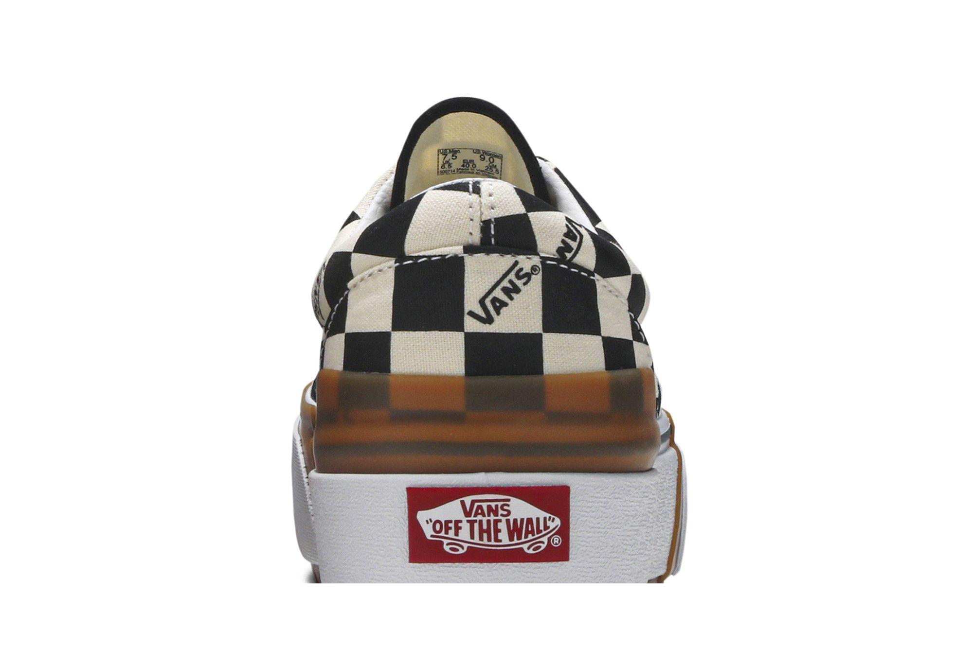 Sizing Vans Era Stacked ''Damier'' VN0A4BTOVLV