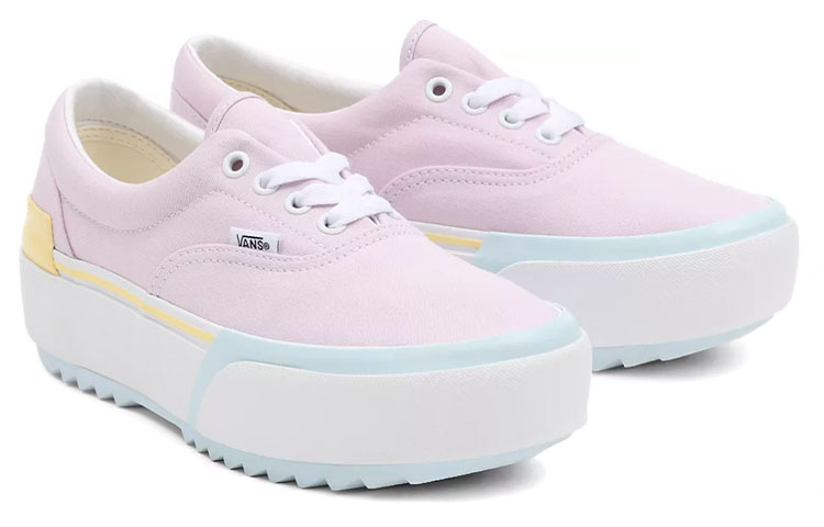 Lookbook Vans Era Stacked ''Rose Bleu Jaune'' VN0A4BTO24D