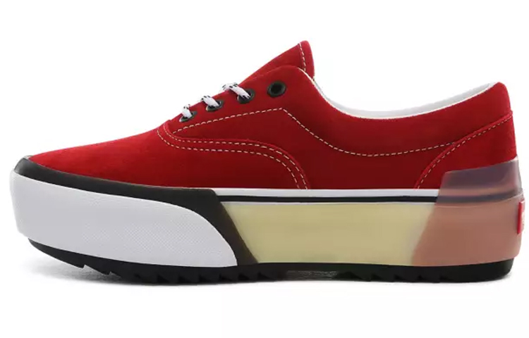 Vans Era Stacked Thick Sole Red White VN0A4BTO7ZG