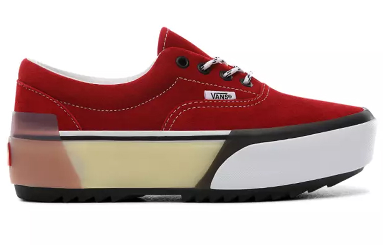 Order Vans Era Stacked Thick Sole Red White VN0A4BTO7ZG
