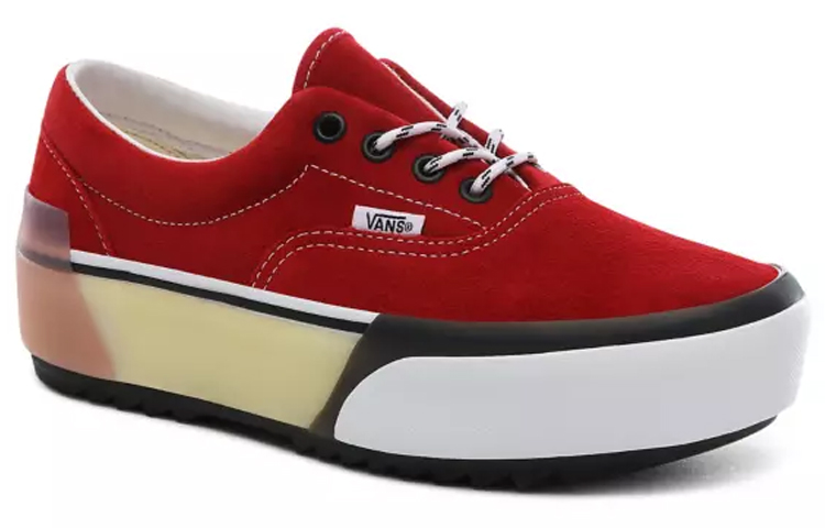 Lookbook Vans Era Stacked Thick Sole Red White VN0A4BTO7ZG