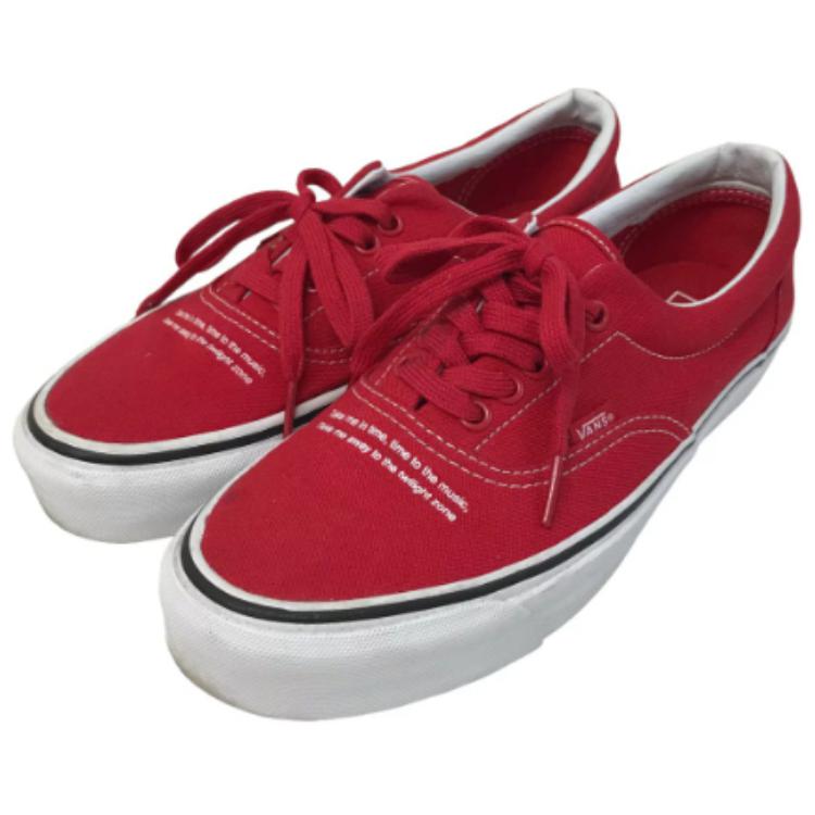 Lookbook Vans Era 休閒帆布鞋 紅色
