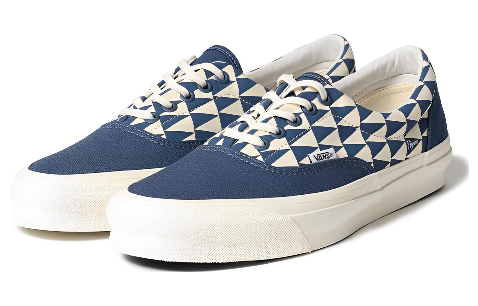 Lookbook Pilgrim Surf + Supply x Vans Era Vault 三角標復古 耐磨輕便 低幫 板鞋 男女同款 藍白