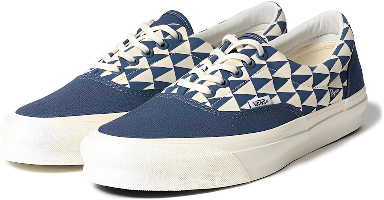 Pilgrim Surf + Supply x Vans Era Vault 三角標復古 耐磨輕便 低幫 板鞋 男女同款 藍白 Lookbook Pilgrim Surf + Supply x Vans Era Vault 三角標復古 耐磨輕便 低幫 板鞋 男女同款 藍白