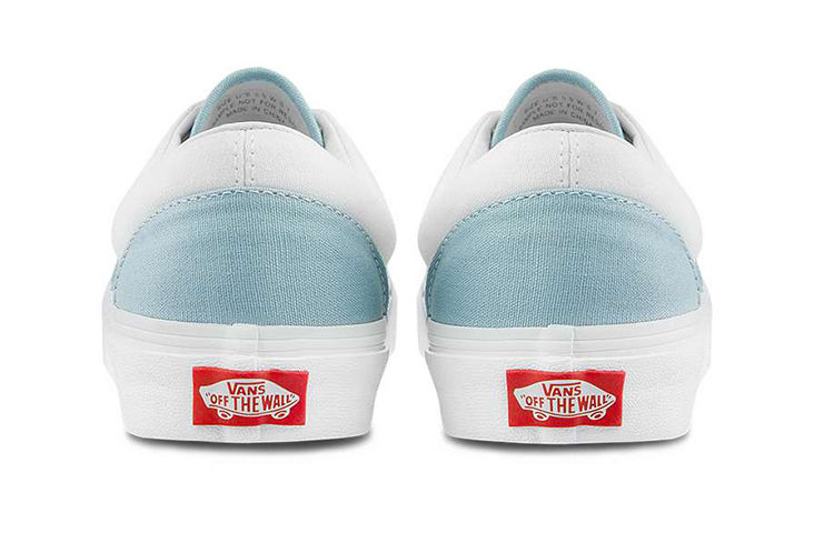 Shop Vans Era Sepatu Skate Tahan Aus Anti-Slip Klasik Biru Putih VN0A54F19LY