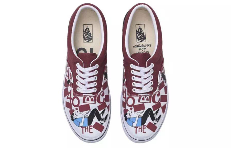 Purchase Vans Era YUSUKE HANAI ABCMART40th ABCMart 40 'Merah Putih' 596208-0001