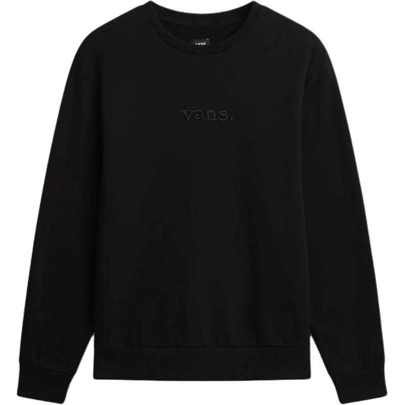 Vans Essential Relaxed Crew Sweatshirt Black Casual Long Sleeve VN000H91BLK