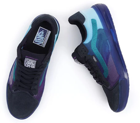 Vans Evdnt Ultimatewaffle 低筒休閒板鞋 黑紫 Shop Vans Evdnt Ultimatewaffle 低筒休閒板鞋 黑紫