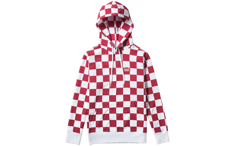 Vans Exclusive Pack Checkered Hoodie Red White Unisex VN0A4URI0PZ
