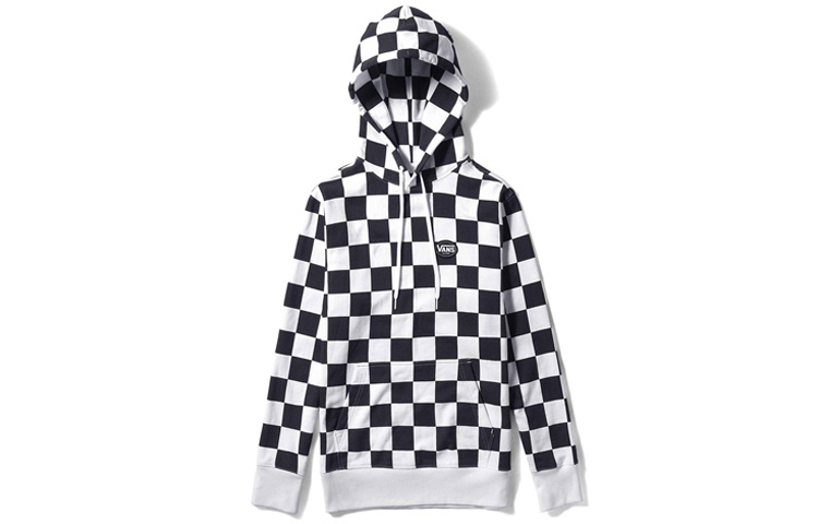 Vans Exclusive Pack Checkered Hoodie Unisex Black White VN0A4URI705