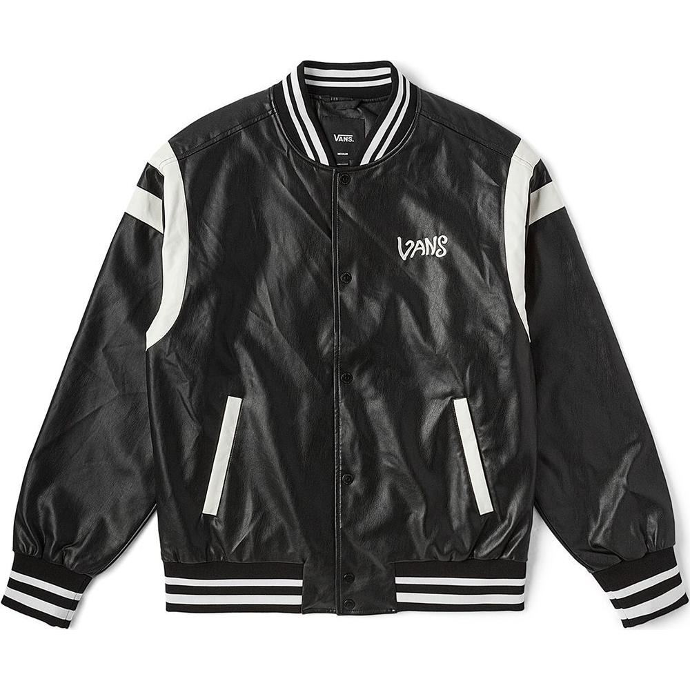 Vans Fashionable Casual Black Unhooded Jacket Unisex VN000J1NBLK10XS