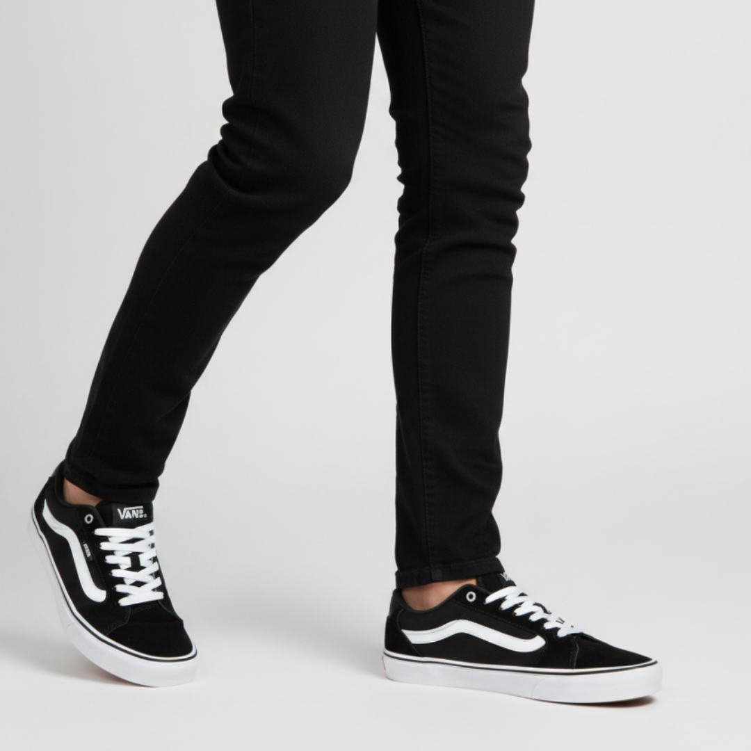 Order Vans Faulkner 'Hitam Putih' VN000SJVC4R