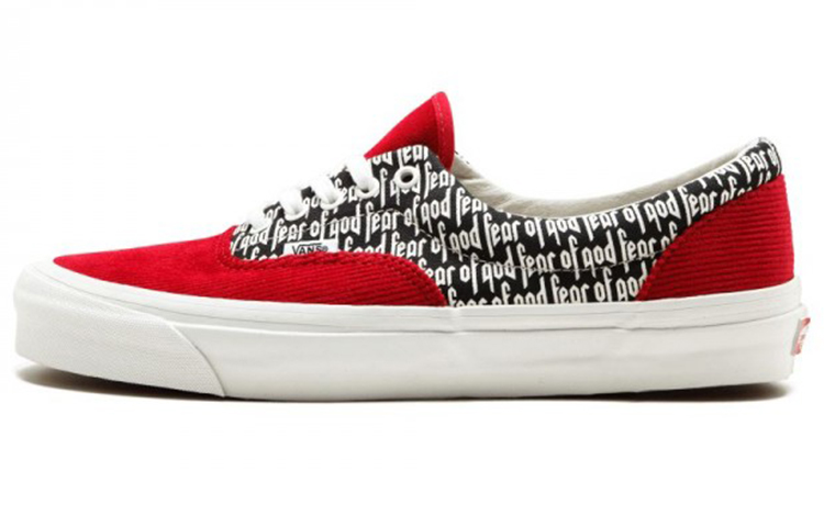 Vans Fear Of God x Era 95 Skate Shoes Unisex Red/ 'Black' VN0A3MQ5PZO