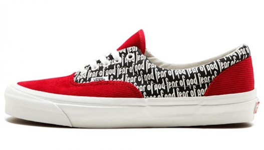 Vans Fear Of God x Era 95 滑板鞋 男女款 红色/黑色 VN0A3MQ5PZO Buy Vans Fear Of God x Era 95 滑板鞋 男女款 红色/黑色 VN0A3MQ5PZO
