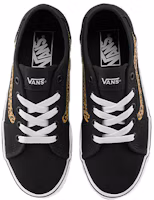 Shop Vans Filmore Decon 豹紋 時尚百搭休閒板鞋 女款 黑
