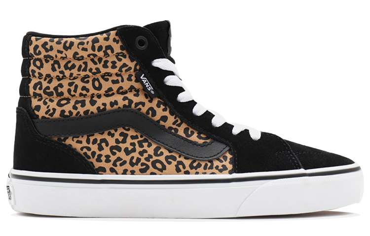 Order Vans Filmore Decon Hi Anti-Slip Ademend Casual Skate Schoenen Zwart Luipaardprint VN0A5KY636I