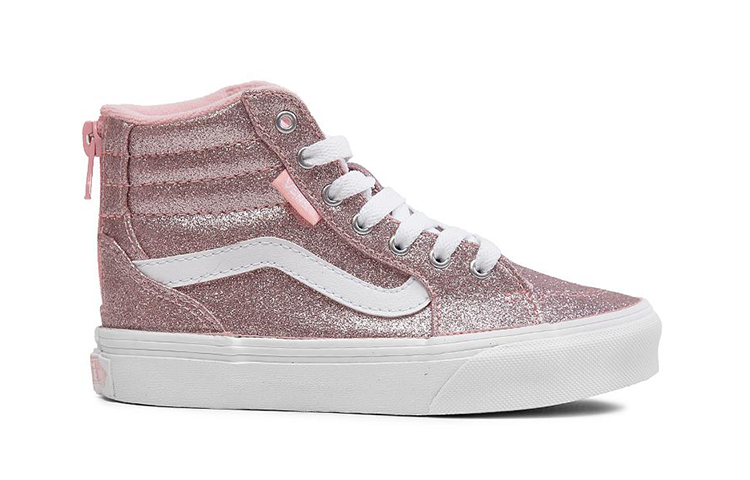 Order Vans Filmore Hi Lightweight Casual Skateboarding Shoes Pink VN0A5HZH9DV