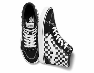 Vans Filmore 高帮“棋盘格 - 黑白” VN0A5KXT5GX Shop Vans Filmore 高帮“棋盘格 - 黑白” VN0A5KXT5GX