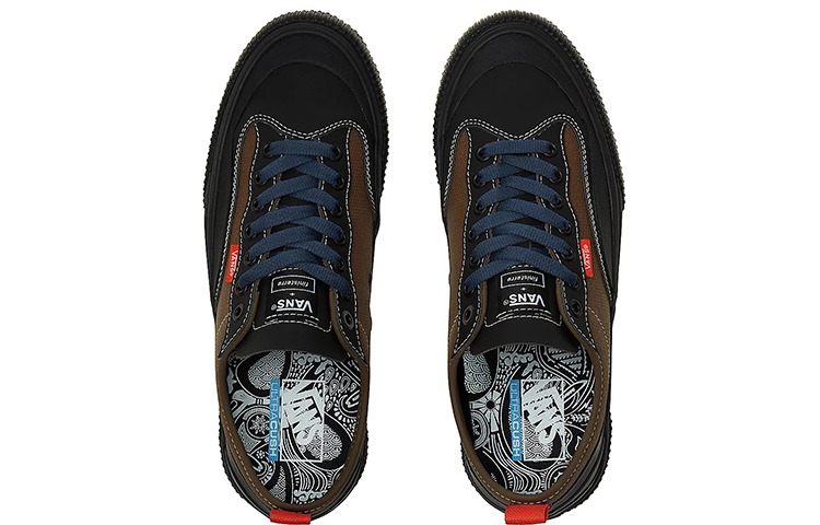 Shop Vans Finisterre Destruct Sf 'Black Brown' VN0A4BTLSRR