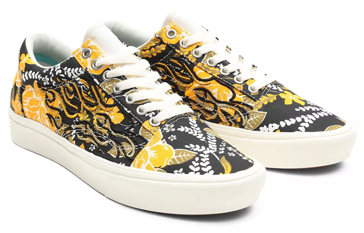 Lookbook Vans 火焰刺繡 Comfycush 老酷 黃黑色