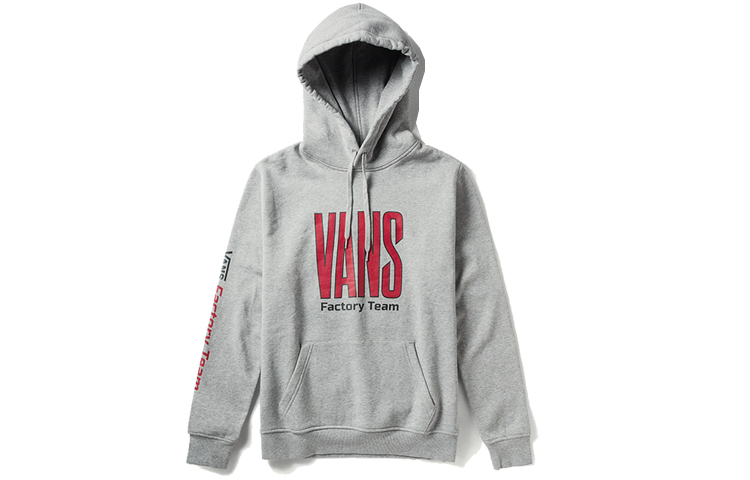 Vans Fleece-Lined Casual Sweatshirt Unisex Gray VN0A3QSA4OU