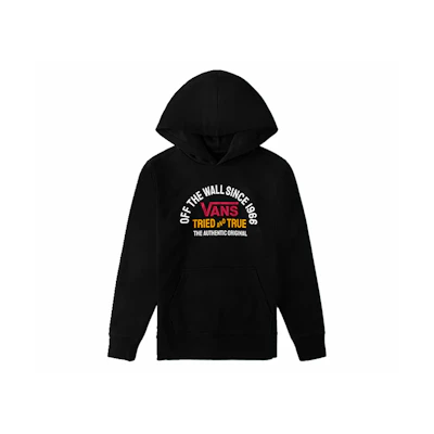 Vans Fleece Lined Classic Logo Hoodie Black Unisex Style VN0A54I1BLK