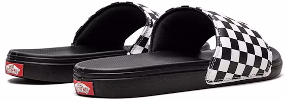 Shop Vans La Costa 运动拖鞋 男女同款 黑白 棋盤格