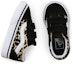 Shop Kasut Rendah Velcro Vans Flocked Leopard Old Skool Hitam/Kuning BP VN000D3YABS