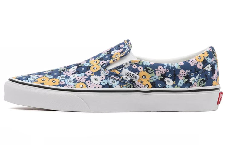 Buy Vans Floral Classic Slip-On 'Biru Kuning' VN000XG8AS2
