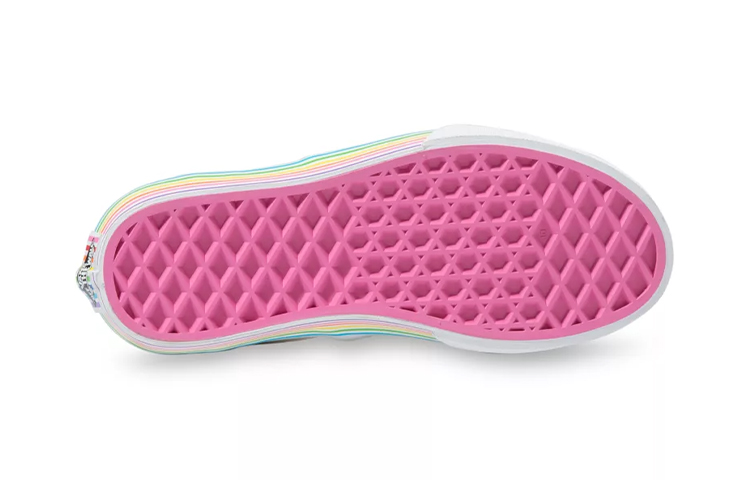 Vans Flour Shop Classic Slip-On 'White Pink' 圖 4