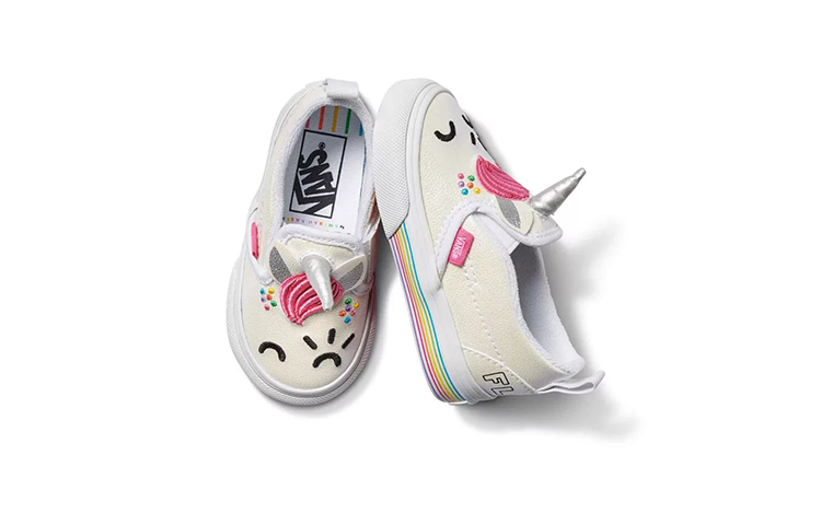 Lookbook Vans Flour Shop x Slip-On V 'White Pink' VN0A54EW2JQ