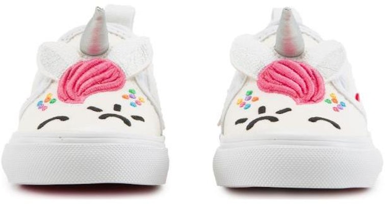 Vans Flour Shop x Slip-On V 'White Pink' VN0A54EW2JQ Shop Vans Flour Shop x Slip-On V 'White Pink' VN0A54EW2JQ