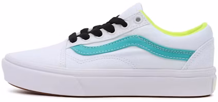 Vans Fluro Comfycush Old Skool 'White Green' VN0A4U1QABU Vans Fluro Comfycush Old Skool 'White Green' VN0A4U1QABU
