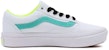 Vans Fluro Comfycush Old Skool 'Putih Hijau' VN0A4U1QABU
