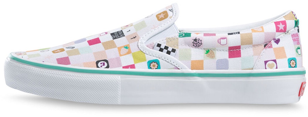 Frog Skate x Vans slip-on Ltd 復古休閒 低筒 滑板鞋 男女皆宜 白色 Buy Frog Skate x Vans slip-on Ltd 復古休閒 低筒 滑板鞋 男女皆宜 白色